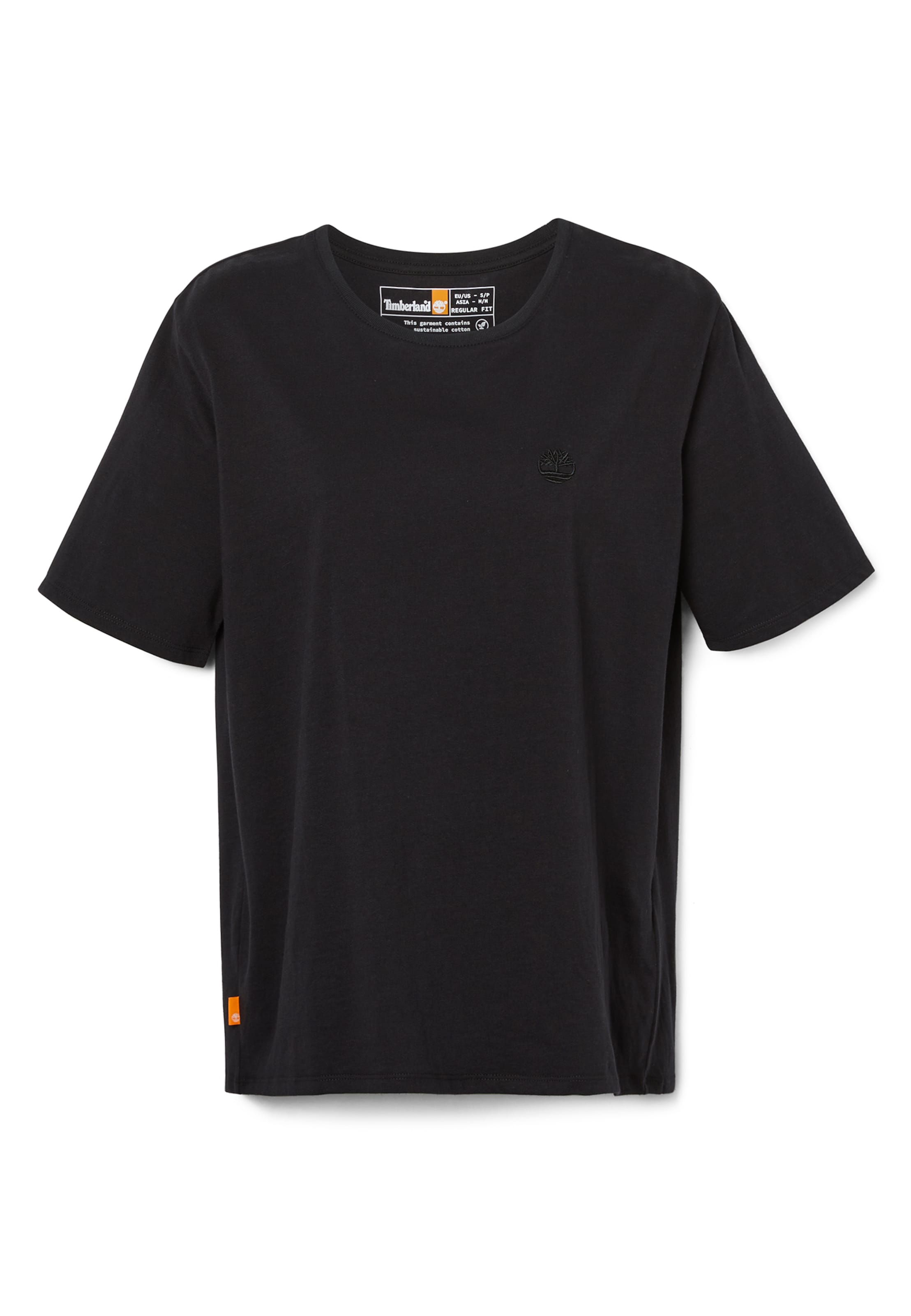 TIMBERLAND Футболка в Черный: спереди
