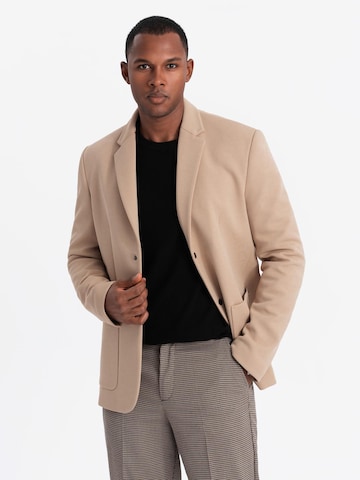 Ombre Slim Fit Sakko in Beige
