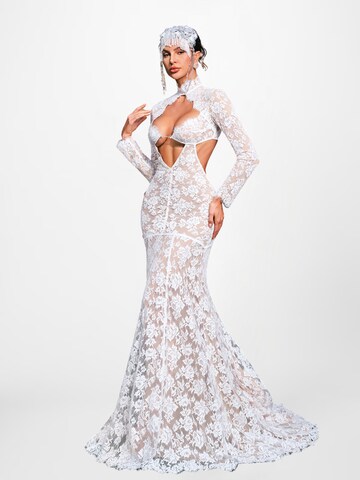 Mew Mews Kleid 'Edalene' in Weiß