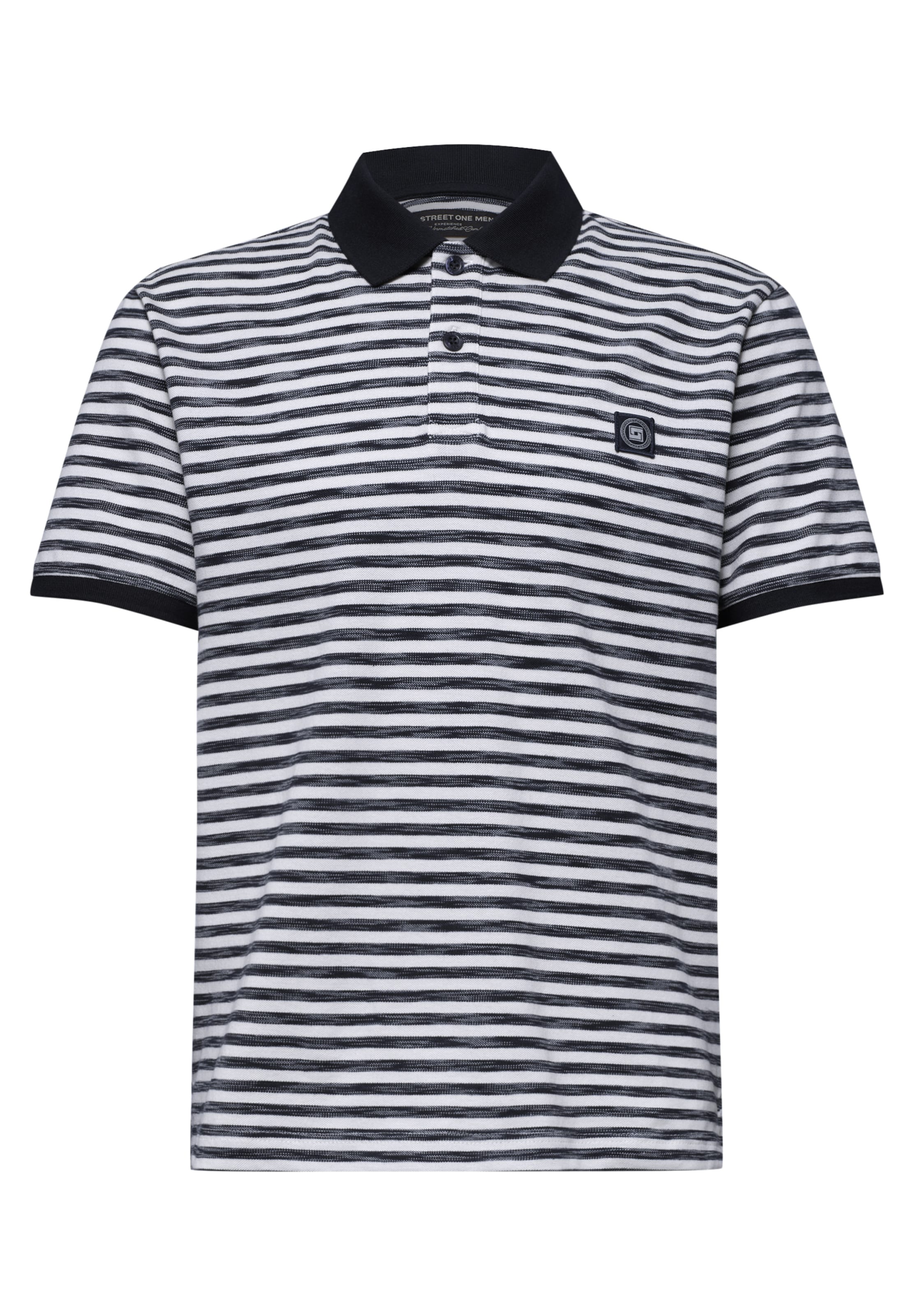 Street One MEN Poloshirt in Blau: Vorderseite
