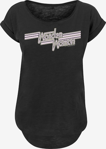 F4NT4STIC Shirt 'DC Comics Wonder Woman' in Black: front