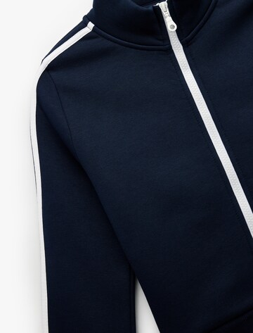 Koton Zip-Up Hoodie in Blue