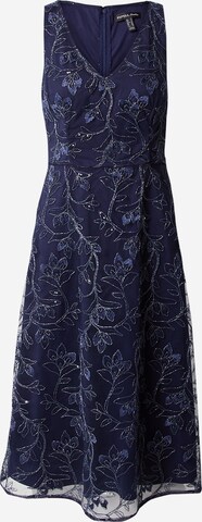 Papell Studio Cocktail Dress in Blue: front