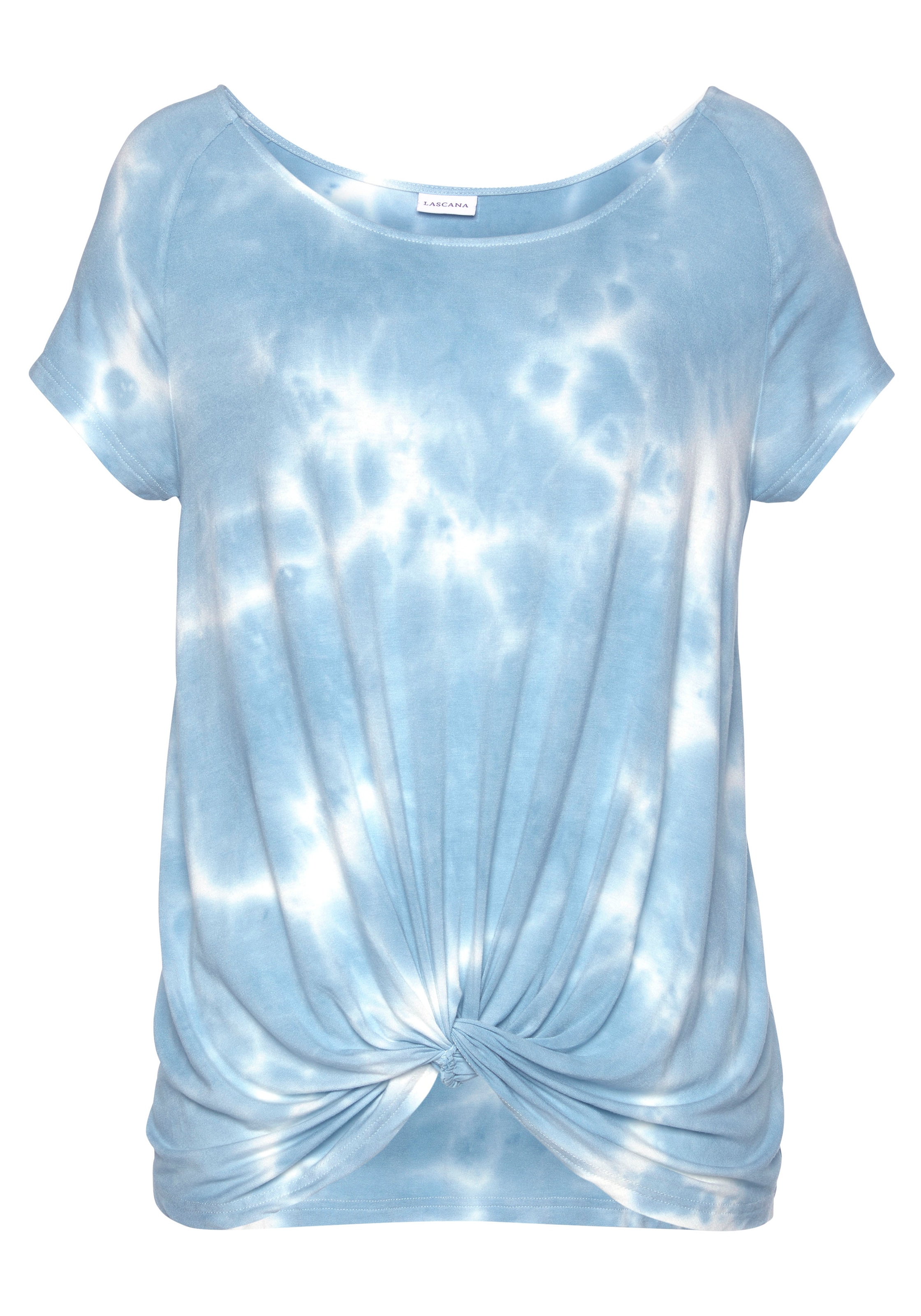 LASCANA Majica | modra barva: sprednja stran