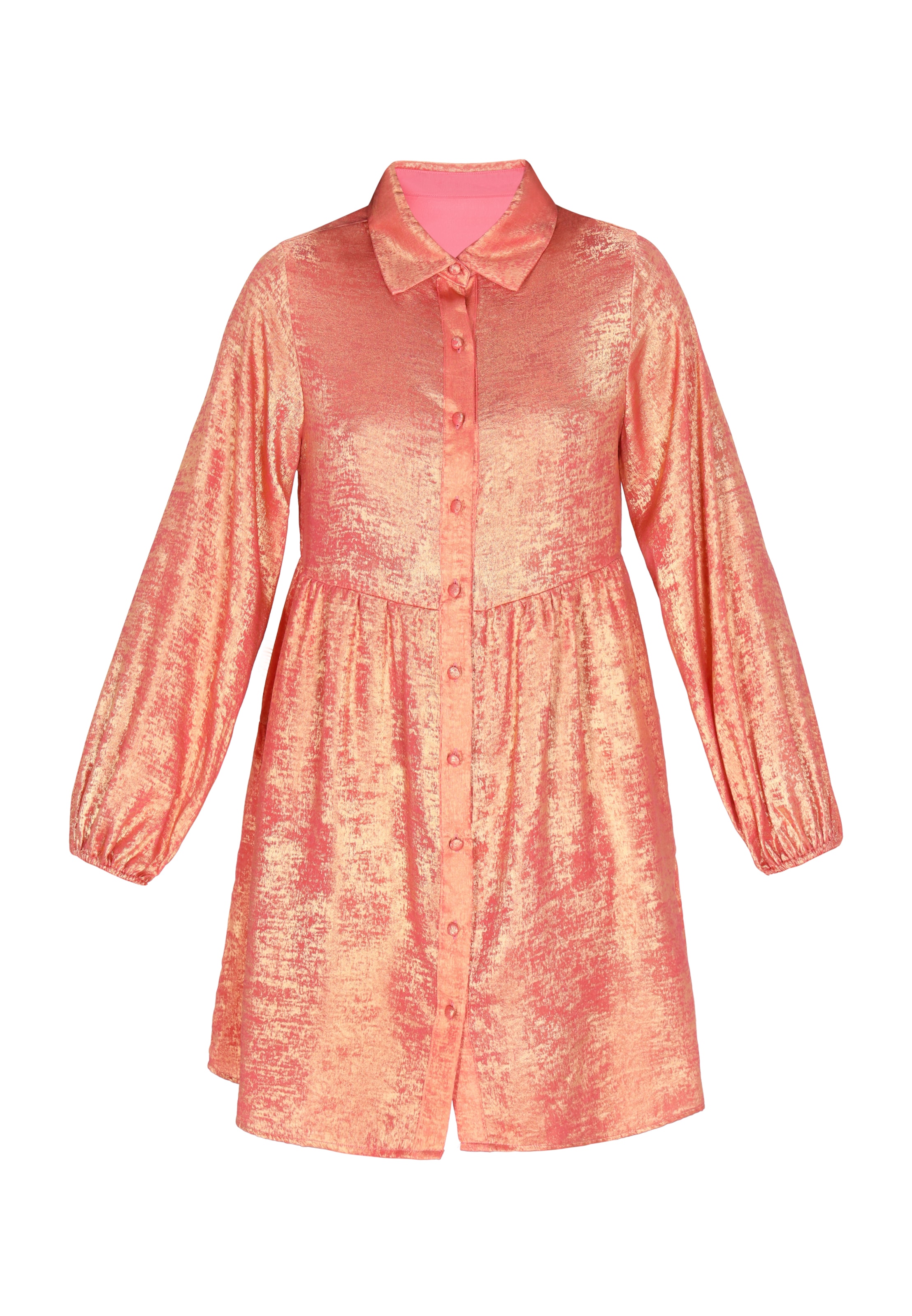 NAEMI - Vestidos camiseiros 'Evening' em rosa: frente