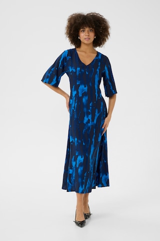 CULTURE Jurk 'Ashley Chaina' in Blauw: voorkant