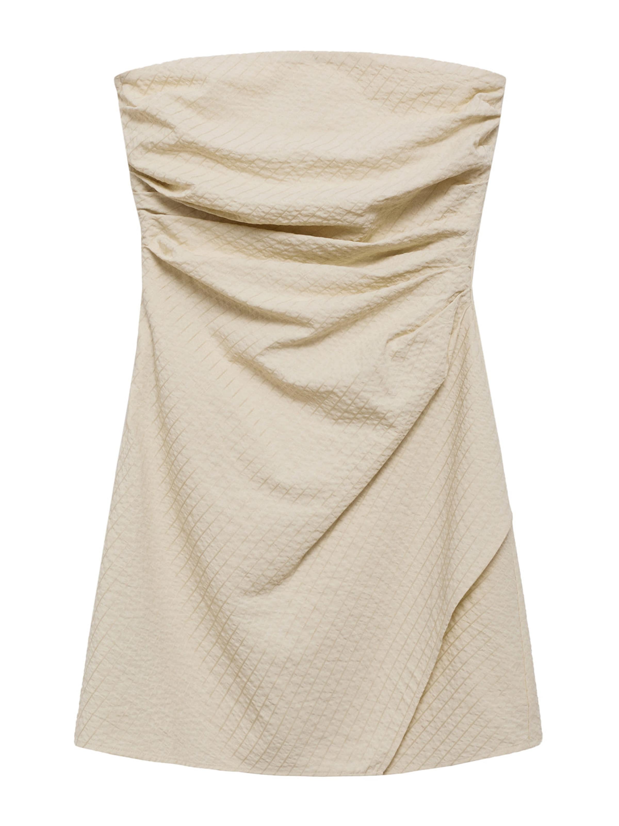 Rochie 'TERRY' de la MANGO pe bej: față