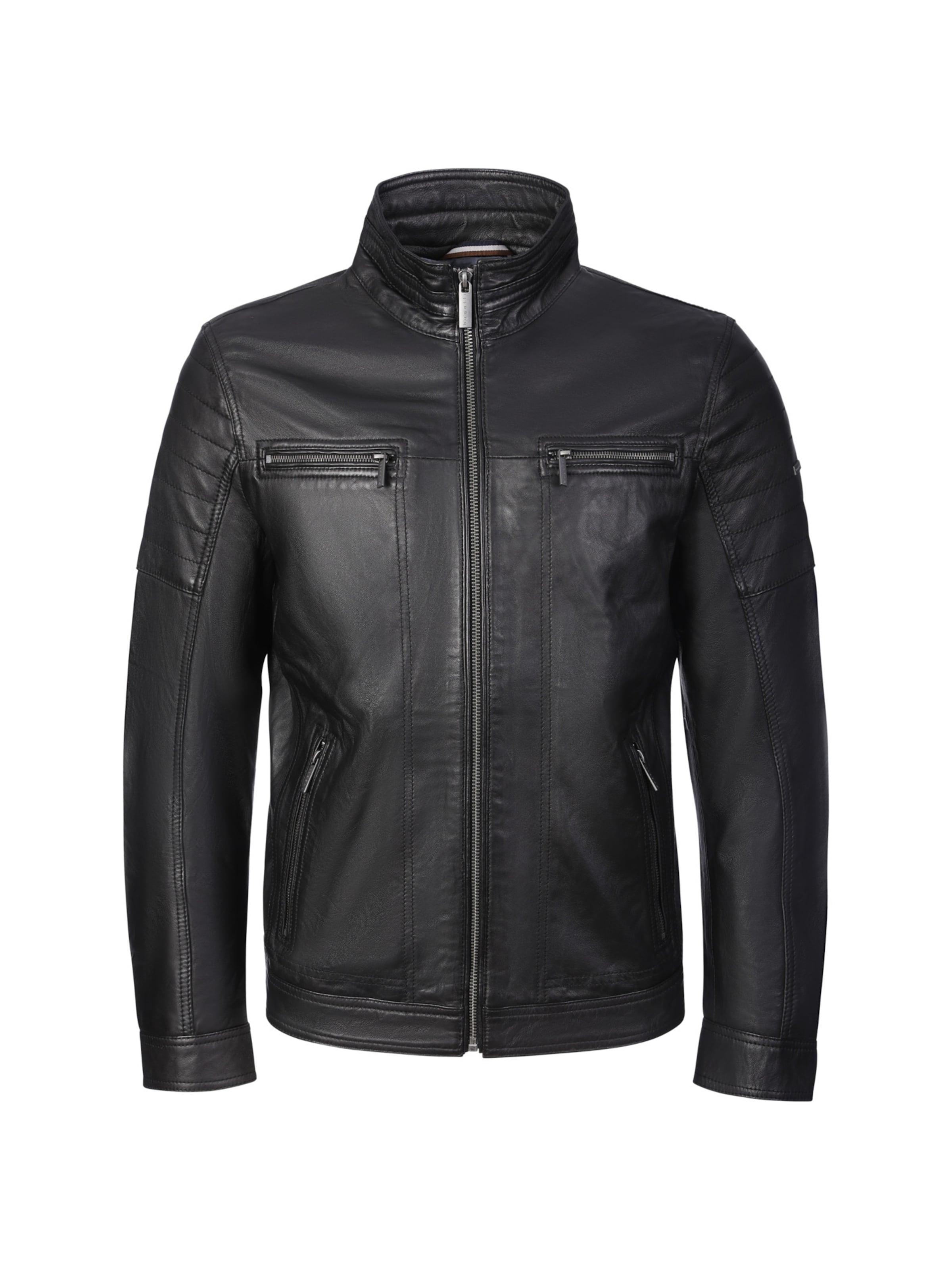 bugatti Jacke 'Genf' in Schwarz: Vorderseite