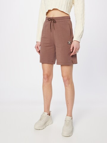 CONVERSE - regular Pantalón en marrón: frente