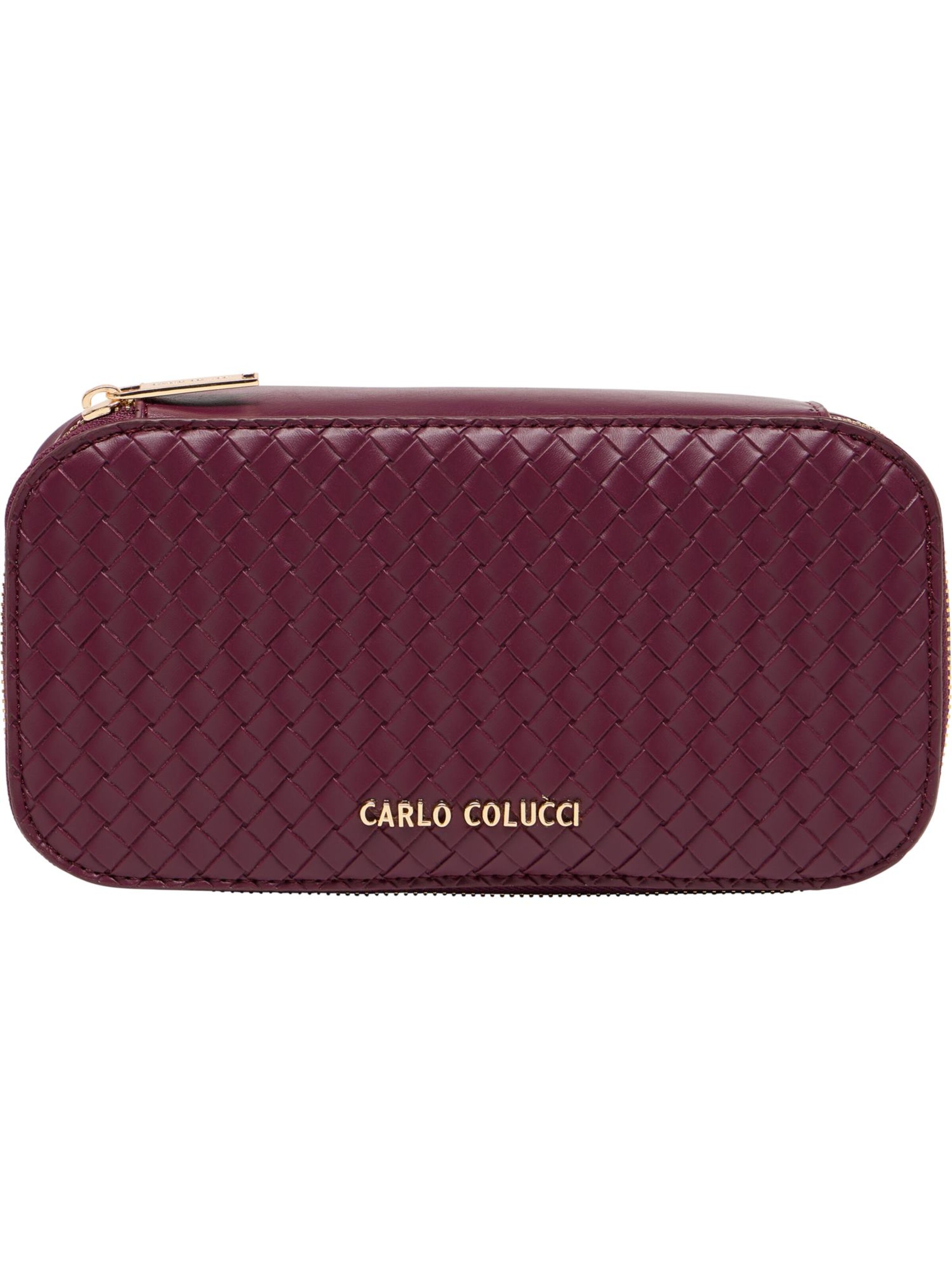 Trousses de toilette 'Domaschio' Carlo Colucci en rouge : devant