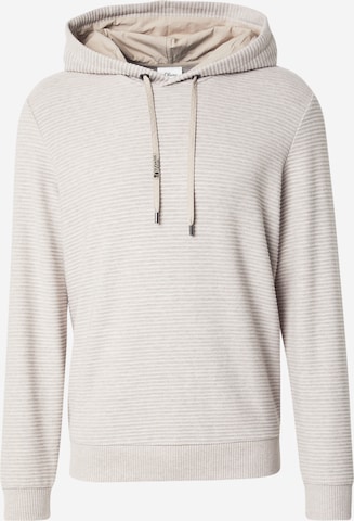 Felpa di s.Oliver in beige: frontale