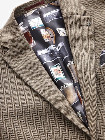 Coupe slim Veste de costume Next en gris