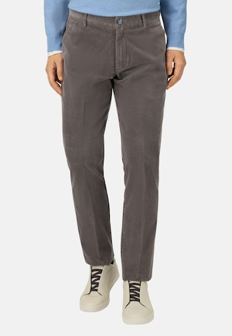 Boggi Milano Regular Hose in Grau: Vorderseite