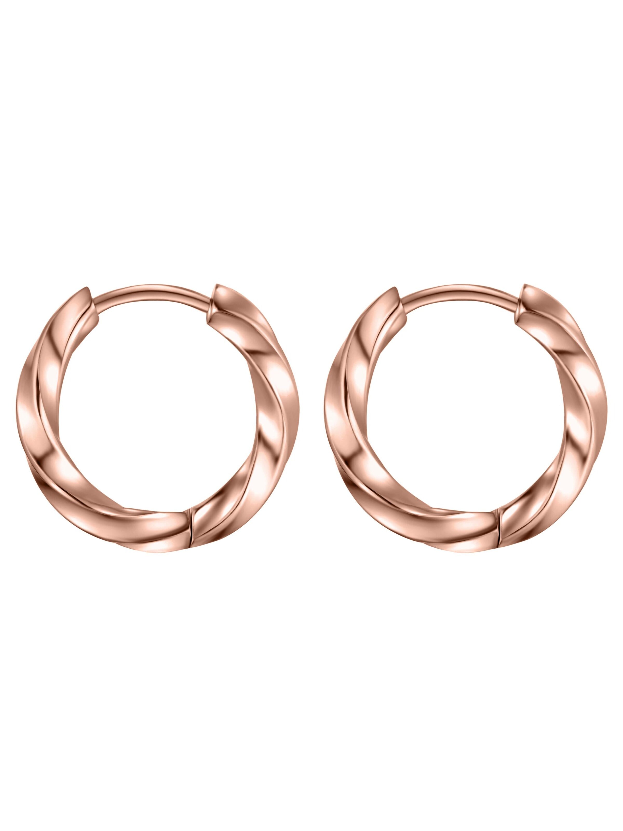Boucles d'oreilles 'Elo' day berlin en or : devant