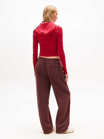 Tommy Jeans - Cárdigan 'ESSENTIAL' en rojo