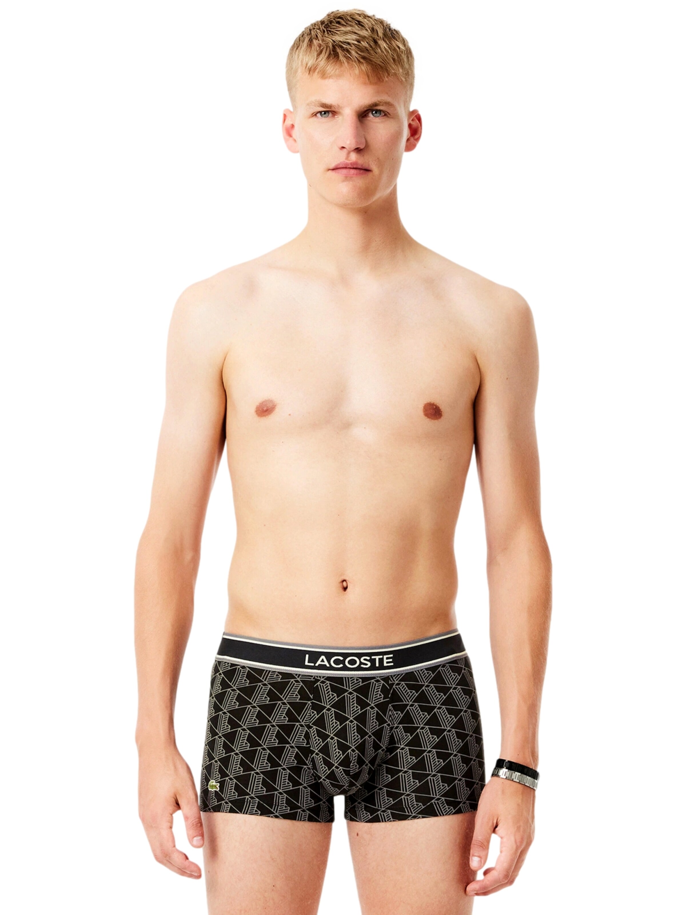 Boxer di LACOSTE in nero