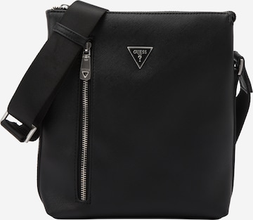 GUESS - Bolso de hombro en negro: frente