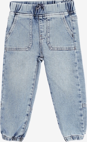 Solang Regular Hose Denim-Jogger Stretch Jeans Unisex in Blau: Vorderseite