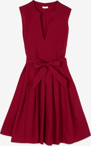 Robe oltre en rouge : devant