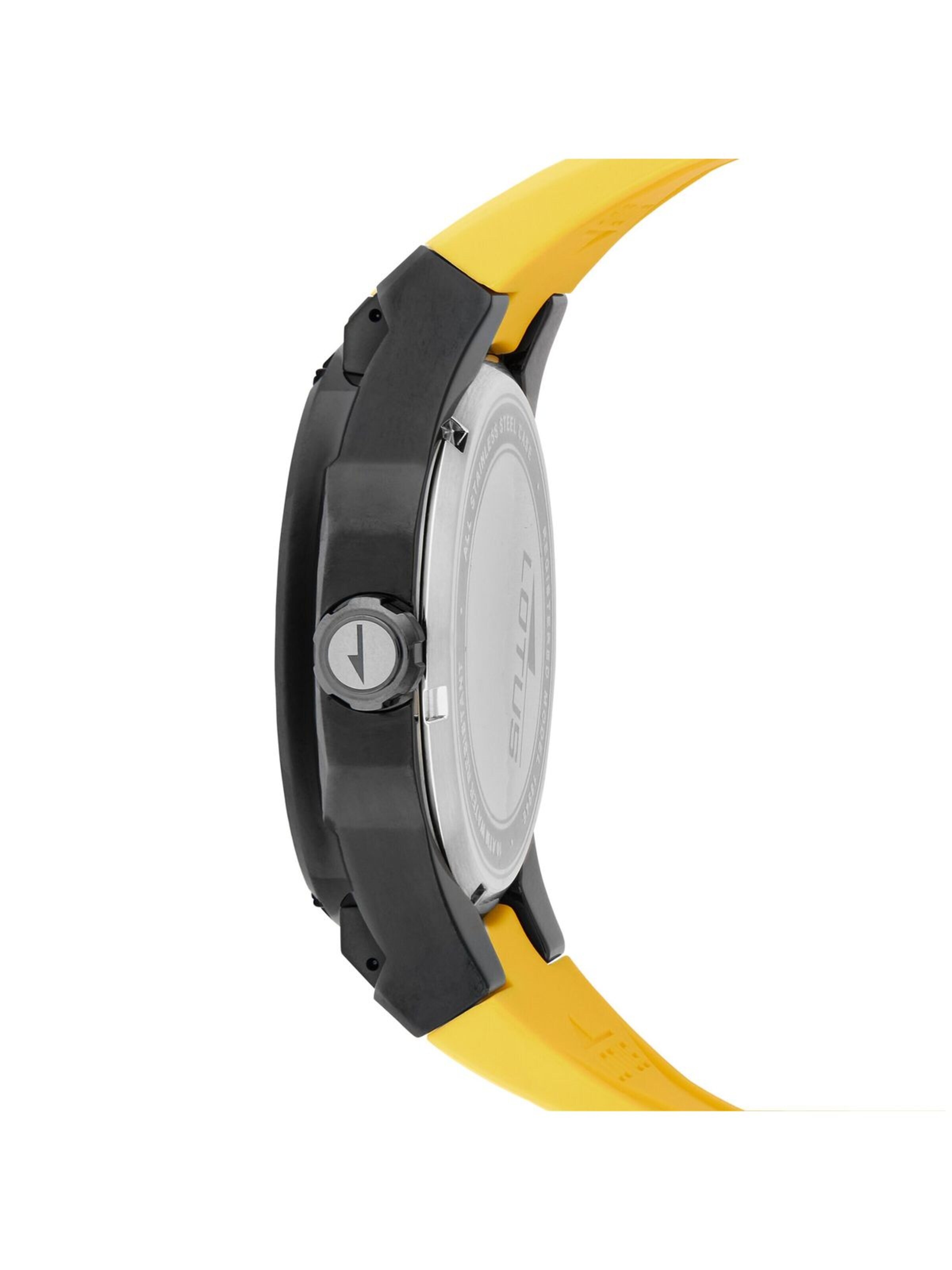 Montre à affichage analogique Lotus en jaune