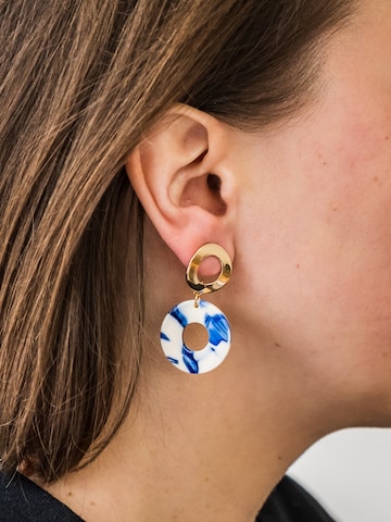 Fräulein Wunder - Brincos 'Acetat Adua' em azul
