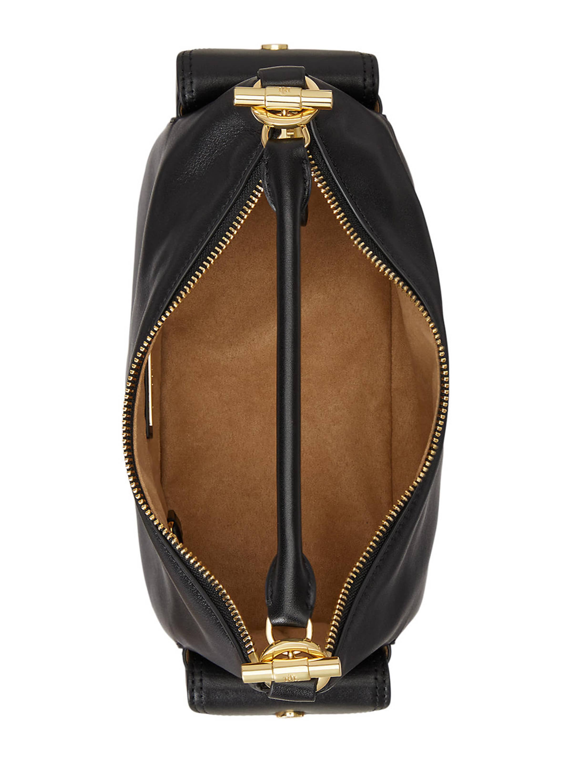 Lauren Ralph Lauren Schultertasche 'BLAIKE' in Schwarz