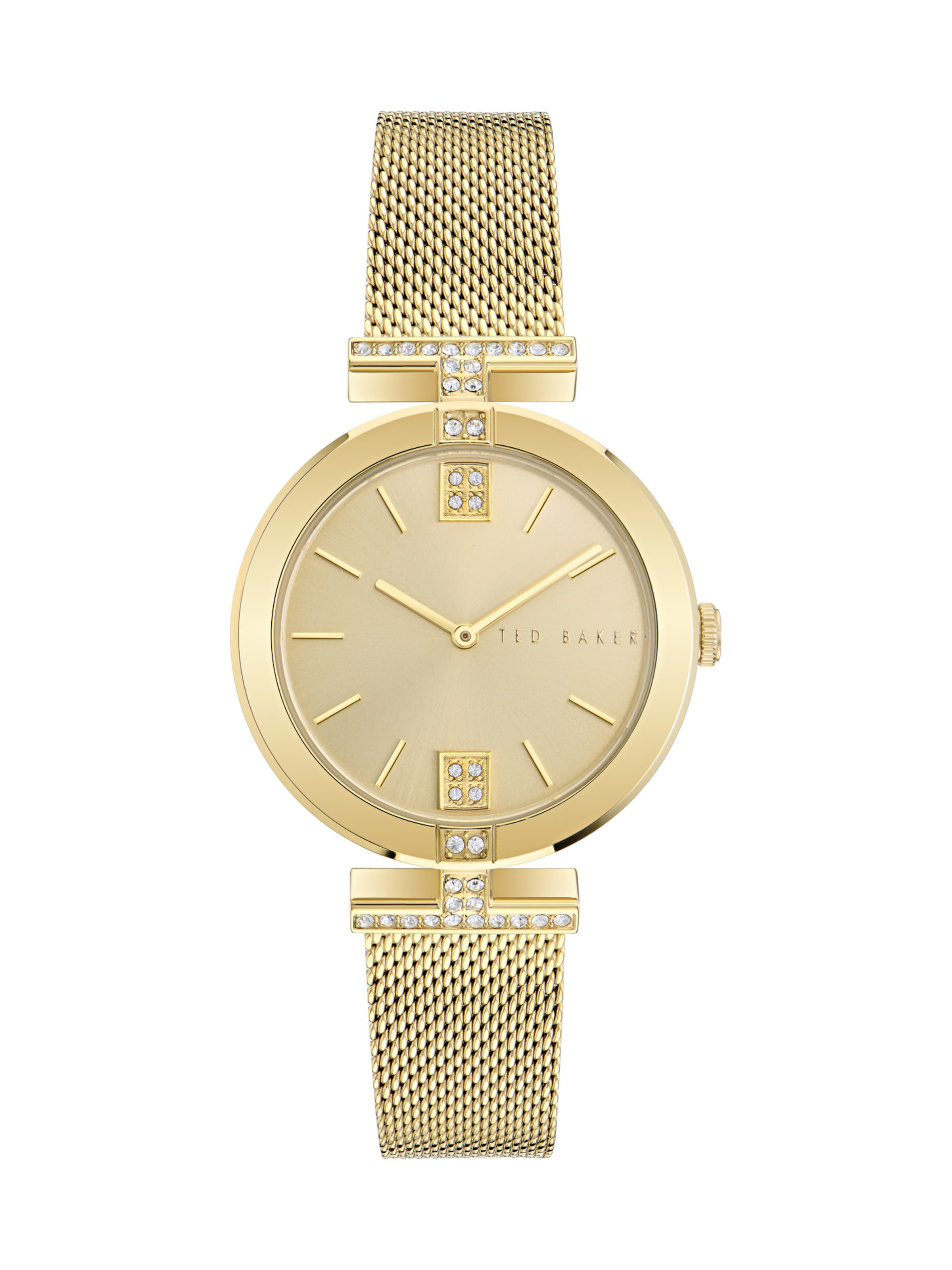 Ted Baker Analoguhr 'Darbey' in Gold: Vorderseite