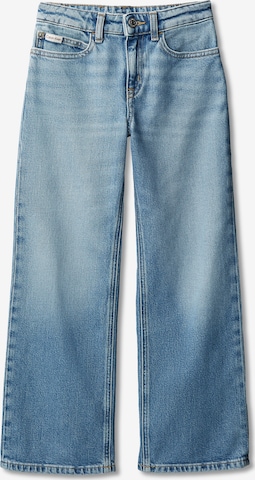 mėlyna Calvin Klein Jeans Plačios klešnės Džinsai: priekis