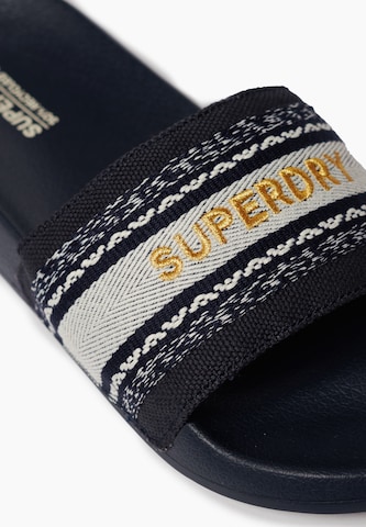 Claquettes / Tongs Superdry en noir