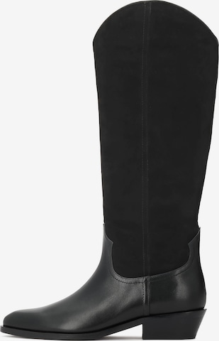 Kazar Cowboy boot in Black: front