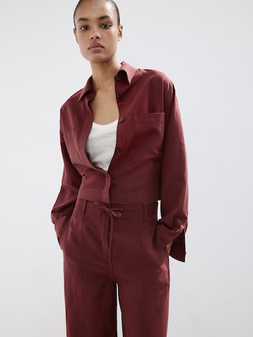 MANGO Blouse 'Ricardo' in Brown: front