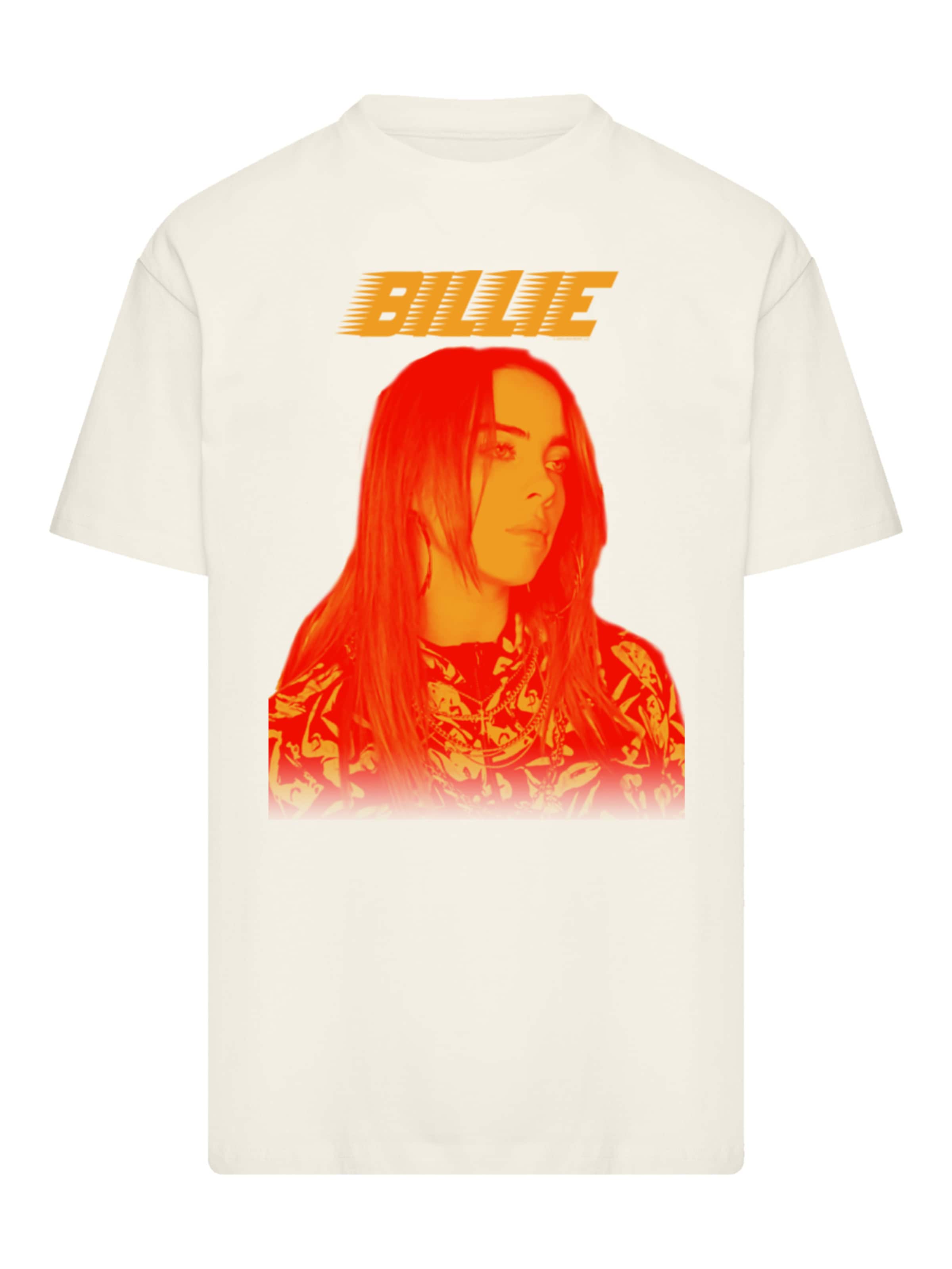 T-Shirt 'Billie Eilish' F4NT4STIC en beige : devant