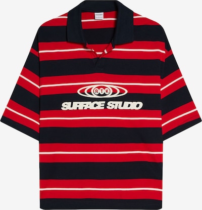 Bershka Paita värissä punainen / musta / valkoinen, Tuotenäkymä