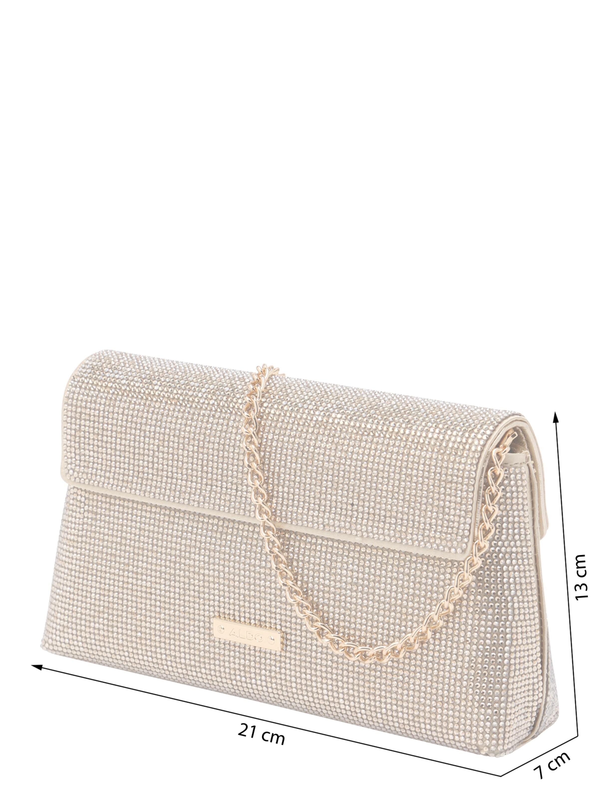 ALDO - Clutches 'BLINGITA' em ouro