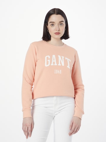 Sweat-shirt GANT en orange : devant