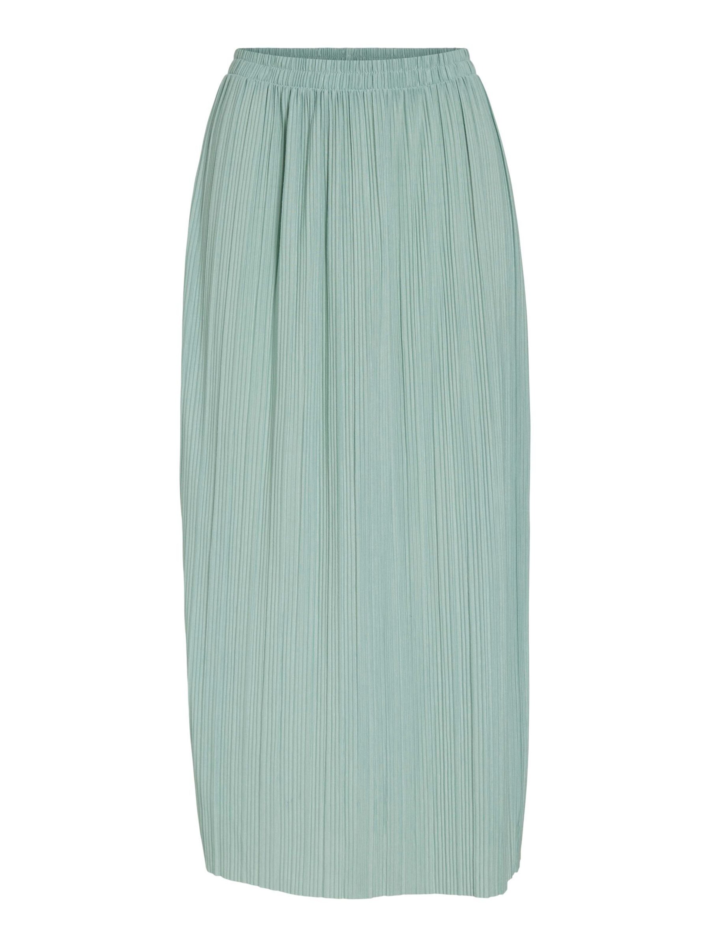 VILA Rok 'VIPLISA' in Blauw: voorkant