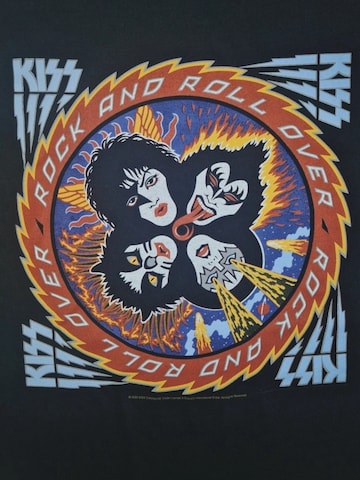 Sweat-shirt 'Rock And Roll Over' Kiss en noir