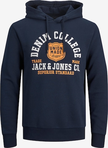 JACK & JONES Tréning póló - kék: elől