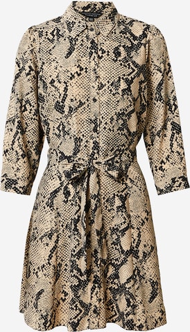 Robe-chemise Dorothy Perkins en beige : devant