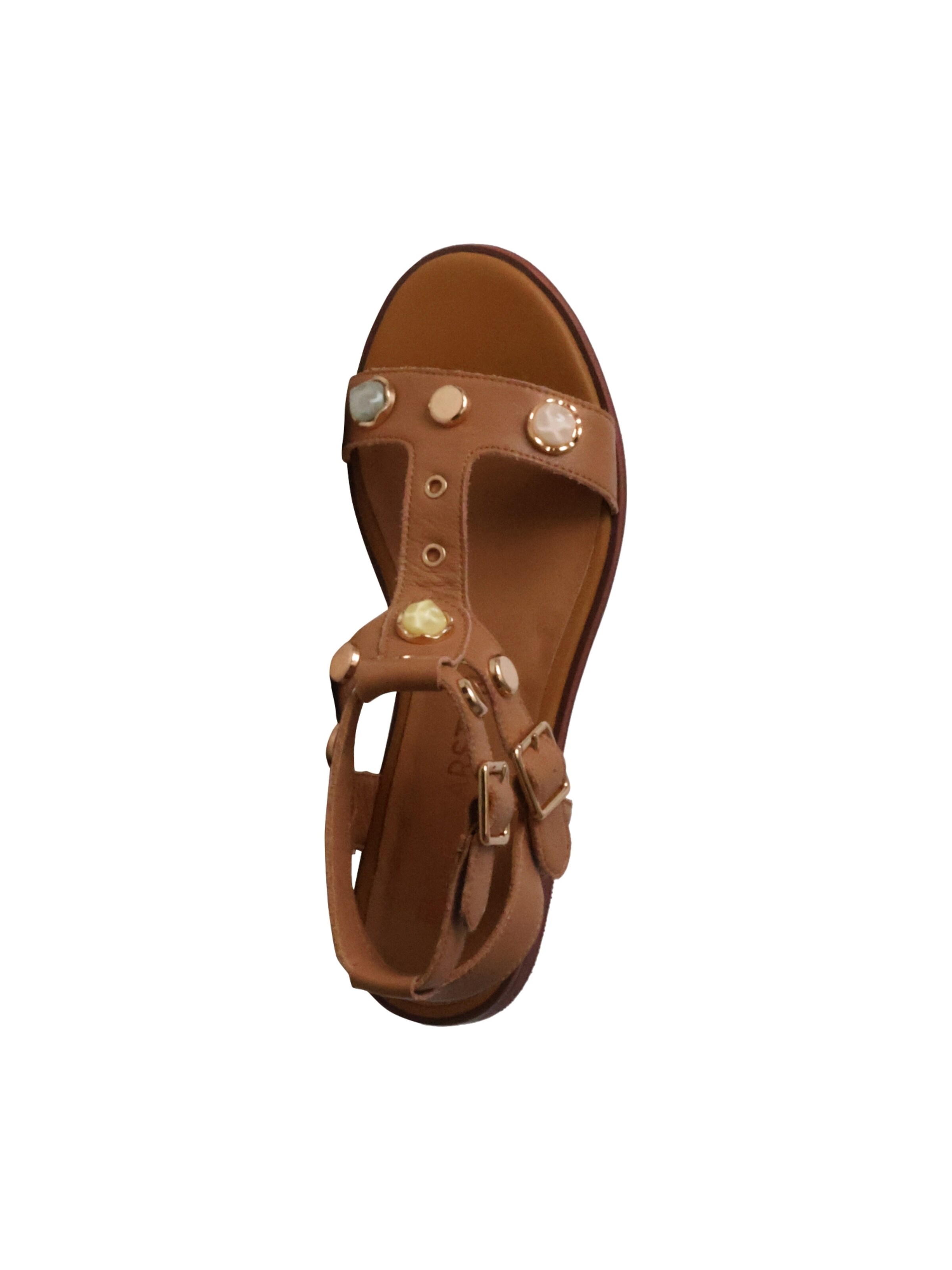 Sandales 'Athena Ledersandalen' Emilie Karston en beige