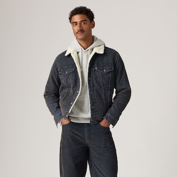 LEVI'S ® Демисезонная куртка 'Levi's x Justin Timberlake Type 3 Sherpa Trucker' в Черный: спереди