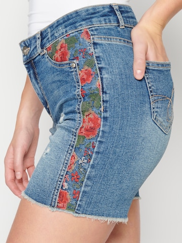 KOROSHI regular Jeans i blå