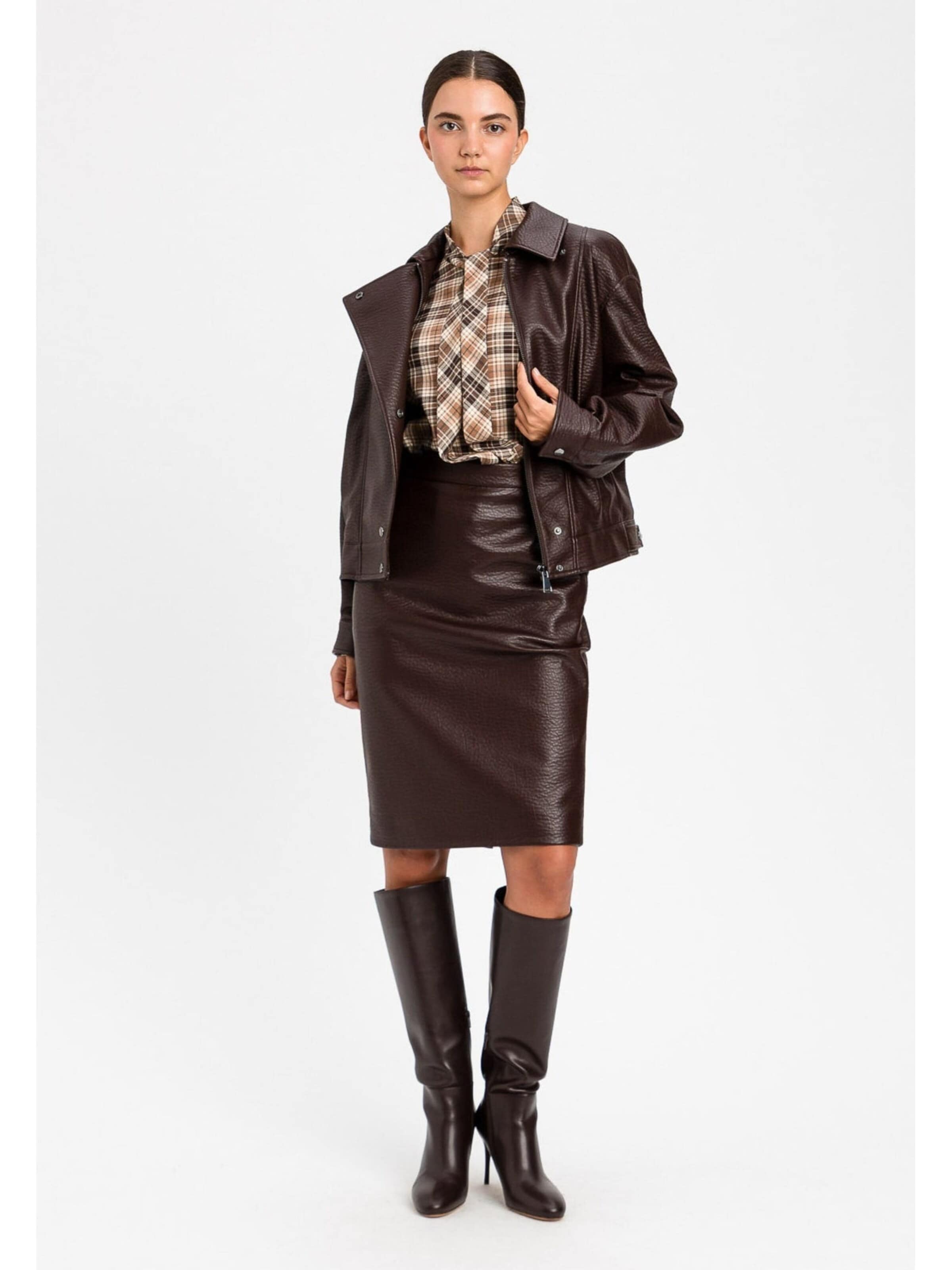Twinset - Chaqueta de entretiempo 'ACTITUDE' en marrón