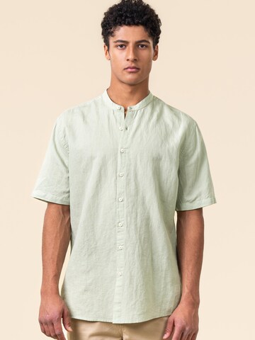 Living Crafts Regular Fit Hemd 'RUBEN'‌‌‌‌‌‌‌‌‌ in Grün
