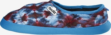Nuvola. Hausschuh 'Nebbia' in Blau: Vorderseite