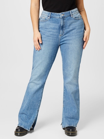 Vero Moda Curve Bootcut Džínsy 'Selma' - Modrá: predná strana