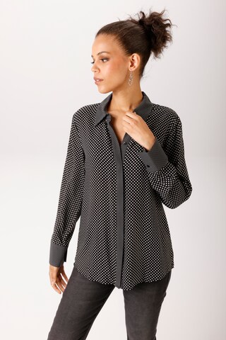 Aniston CASUAL Blouse in Black: front