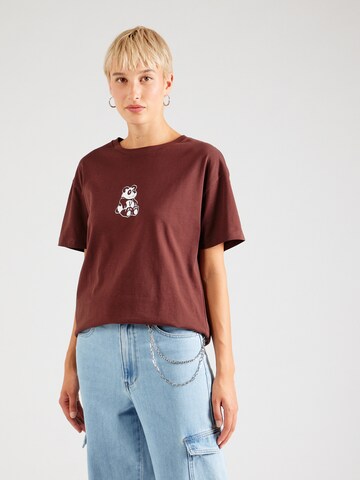 T-shirt oversize 'Panda' VANS en marron