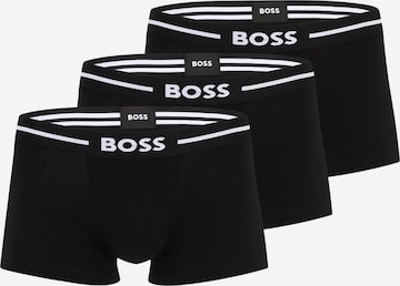 BOSS - Calzoncillo boxer en negro: frente