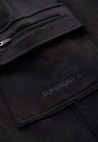 Regular Pantalon cargo Superdry en noir